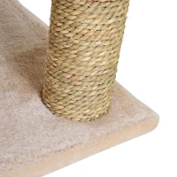 PawHut Kattenboom klimboom met kattengrot krabboom kattenhuis krabpaal(m-9)