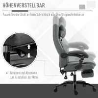 Vinsetto kantoorstoel massage in hoogte verstelbare directiestoel(m-6)