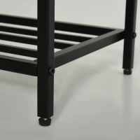 HOMCOM 2-in-1 garderobeset halrek met zitbank(m-11)