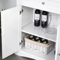 HOMCOM keukenkast met lade hoge kast(m-10)