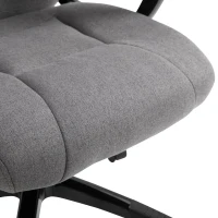 Vinsetto Massagestoel directiestoel gamingstoel draaistoel kantoorstoel massage grijs(m-11)