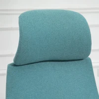 Vinsetto Verstelbare Bureaustoel met Massage en Schommelfunctie Blauw(m-8)