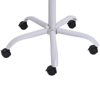 Vinsetto Magnetisch whiteboard op wielen in hoogte verstelbaar droog uitwisbaar pennenbakje(m-11)