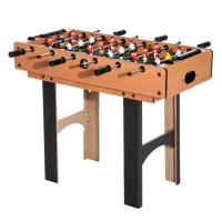 HOMCOM 4-in-1 multispeltafel tafelvoetbal speltafel biljart tafeltennis hockeytafel hockey(m-7)