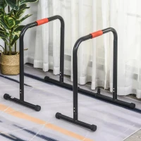 HOMCOM Dip bars fitness parallettes push up dip station(m-2)