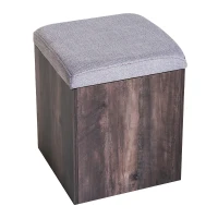 HOMCOM 5-delige eetset eettafel set met 4 krukken zitgroep eetkamer 80x80cm grijs(m-8)