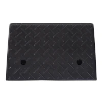 HOMCOM oprijplaat, oprijplaten, 2 stuks rubberen oprit, drempeloprijplaat, oprijhulp voor auto's, rubber 48 x 32 x 13 cm oprijplaat oprijplaten oprit rubber oprijplaat auto | Aosom.de(m-5)