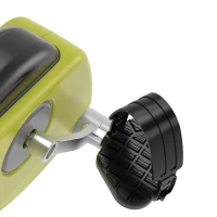 HOMCOM Hometrainer fietstrainer met magnetische weerstand met 8 niveaus staal geel(m-11)