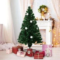 HOMCOM Kerstboom kunstkerstboom LED-verlichte kunstboom(m-2)