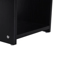 HOMCOM Computertafel bureau kantoortafel speeltafel PC-tafel zwart(m-9)