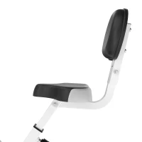 HOMCOM Hometrainer fietstrainer met 8 niveaus van magnetische weerstand staal zwart(m-9)