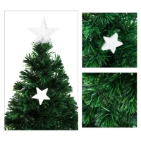 HOMCOM Kerstboom kunstkerstboom LED-verlichte kunstboom(m-5)