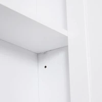 HOMCOM Keukenkast badkamermeubel badkamerkast wandkast badrek open schappen(m-2)