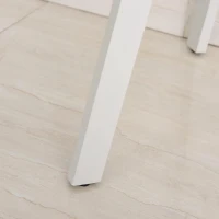 Elegante HOMCOM Computertafel met Lade - Wit, 120x60x76cm, Ideaal voor Thuis of Kantoor(m-8)