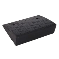 HOMCOM oprijplaat, oprijplaten, 2 stuks rubberen oprit, drempeloprijplaat, oprijhulp voor auto's, rubber 48 x 32 x 13 cm oprijplaat oprijplaten oprit rubber oprijplaat auto | Aosom.de(m-7)