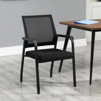 Vinsetto vergaderstoel set van 2 met vloermatten(m-7)