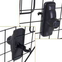 PawHut hondenrek auto universeel kofferrooster verstelbaar scheidingsrooster(m-9)