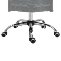 Vinsetto Bureaustoel gamingstoel ergonomische draaistoel kantoorstoel linnen grijs(m-11)