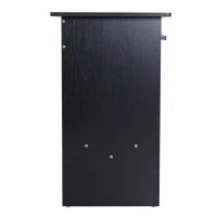 HOMCOM Computertafel bureau kantoortafel speeltafel PC-tafel zwart(m-5)