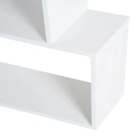 HOMCOM boekenplank wandstelling scheidingswand met 6 vakken vrijstaande stelling archiefplank 3 kleuren(m-7)