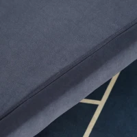 PawHut Hondenbank met rugleuning hondenbank met houten poten hondenbed zachtgrijs(m-9)