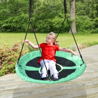 HOMCOM Nestschommel kinderschommel tuinschommel belastbaar tot 100 kg(m-2)