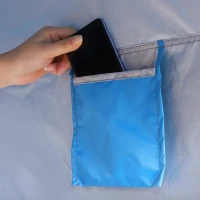 Outsunny Pop-up toilettent, mobiele camping douchetent, omkleedtent met binnentas, douchecabine, omkleedcabine, waterdicht, polyester blauw 120 x 120 x 190 cm toilettent douchetent binnentas | Aosom.de(m-7)