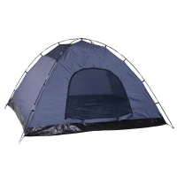 Outsunny Dubbelwandige koepeltent familietent voor 4 personen outdoor iglo waterdicht(m-6)
