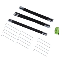 Outsunny Dubbelwandige koepeltent familietent voor 4 personen outdoor iglo waterdicht(m-11)