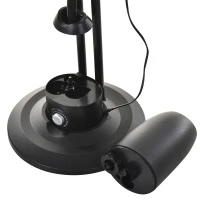 Statiefventilator met waterverstuiver ventilator afstandsbediening 3 standen metaal(m-9)