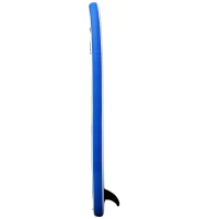 HOMCOM Opblaasbare surfplank surfplank stand up board met peddel antislip PVC wit(m-6)