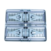 Outsunny® aluminium kampeertafel picknick 4-zits inklapbaar zilver klaptafel picknicktafel picknickkoffer zitgroep klaptafel-groep met 4 zitplaatsen(m-4)