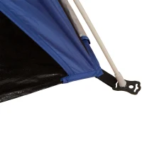 Outsunny Strandschelp strandtent pop-up camping tent draagtas 2-3 personen glasvezel(m-10)