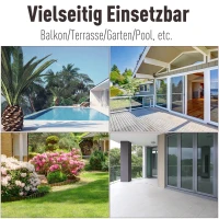 Outsunny Bijzettafel, set van 3, salontafel, tuintafel, nesttafel, balkontafel, polyrotan(m-5)