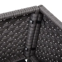 Outsunny® verhoogd bed, bloembak, bloempot met plank, irrigatie, rotan bruin 70 x 30 x 72 cm | Aosom.de(m-8)