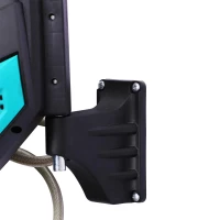 Outsunny slangenbox voor wandmontage, slanghaspel 15 m 180° draaibaar met multi-sproeikop vorstbeveiliging(m-8)