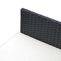 Outsunny Poly-rotan zitgroep 27-delig Zitset met kussens, tuinmeubelen in zwart aluminium(m-10)