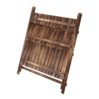 Outsunny plantenetagère bloementrap bloemenbank plantenrek standaard 3 treden vurenhout(m-7)