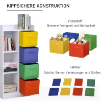 HOMCOM boekenkast met 3 vakken(m-6)