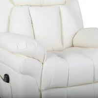 HOMCOM elektrische tv-stoel opstastoel relaxfauteuil fauteuil met opstahulp beige 96 l x 93 b x 103 h cm(m-10)