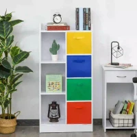 HOMCOM boekenkast met 3 vakken(m-7)