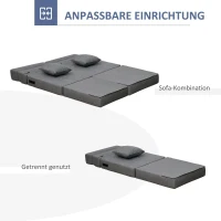 HOMCOM slaapbank slaapsofa(m-7)