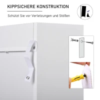 HOMCOM boekenkast met 3 vakken(m-4)