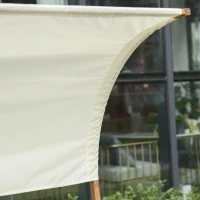 Dubbele ligstoel ligbed schommelstoel relaxstoel met dak van larikshout(m-9)