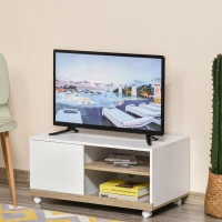 HOMCOM tv-meubel met 2 wielen(m-2)