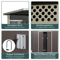Outsunny gereedschapsschuur, tuinhuisje(m-5)
