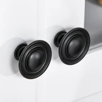 HOMCOM Keukenkast met lade hoge kast met verstelbare planken ladekast hout(m-10)