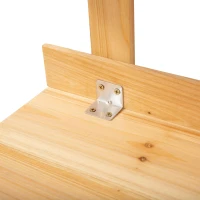 Outsunny Plantentafel tuintafel voor tuin balkonterras gemaakt van natuurlijk vurenhout(m-8)