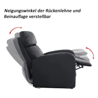 HOMCOM tv-stoel met ligfunctie(m-4)