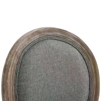 HOMCOM Antique Dining Chairs, Set of 2 Elegant French-Style w/ Wood Frame Foam Seats Foot Pads Carved Legs Vintage Back(m-7)